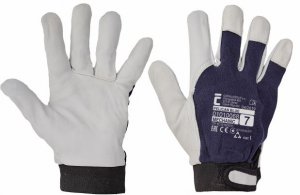 Combination work gloves - blue