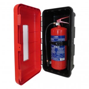 PLASTOVÝ BOX NA HASICÍ PŘÍSTROJ 6 KG