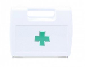 Plastic case with cross - empty