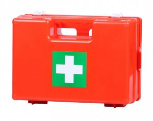 Plastic case with compartments - small