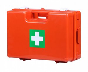 Plastic case with compartments - medium