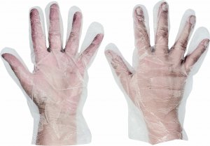 Disposable microtene gloves - pack of 100
