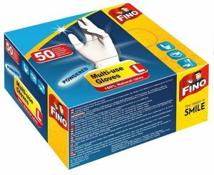 Disposable transparent latex gloves - pack of 50