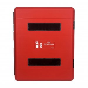PLASTOVÝ DVOJBOX NA HASICÍ PŘÍSTROJ 2X6 KG / 2X9 KG