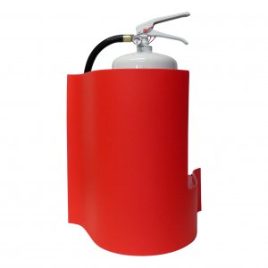 Plastic red stand for fire extinguisher - WAVE