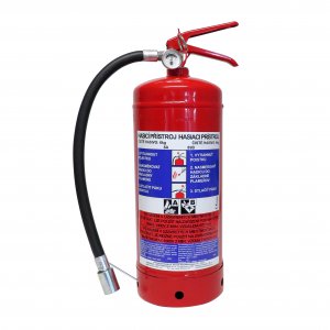 GAS EXTINGUISHER WITH CLEAN EXTINGUISHING AGENT 6 KG S6 - SAC